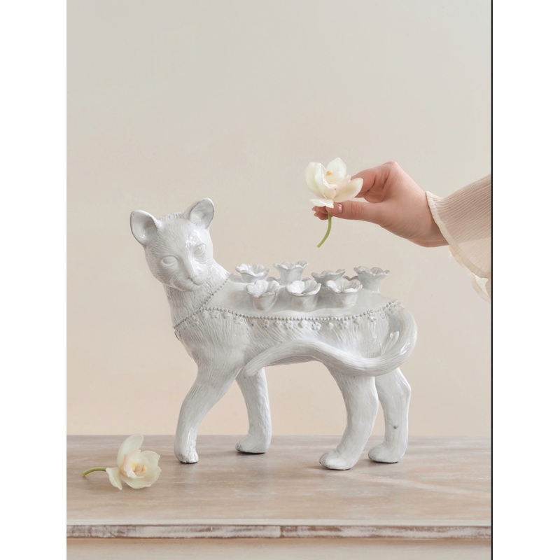 Cat Flower Holder