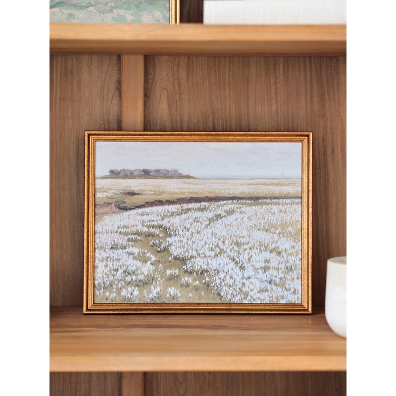 Dandelion Fields Framed Canvas Print | 11×14