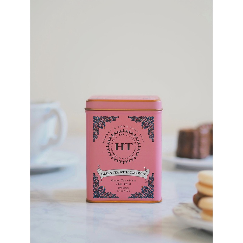 Green Tea with Coconut Tea Tin