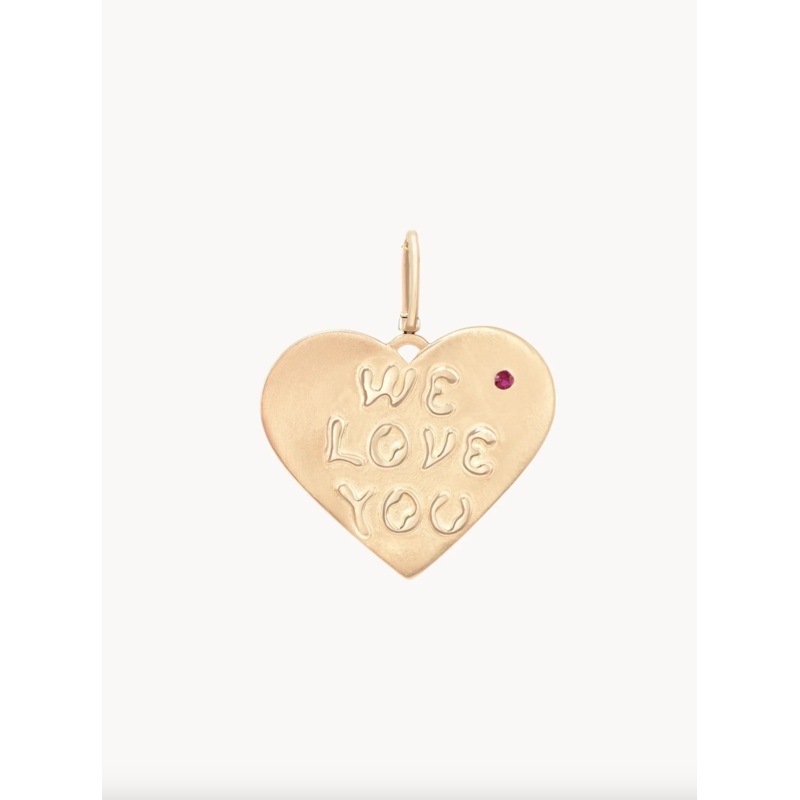 Mnage  Trois small Heart Charm