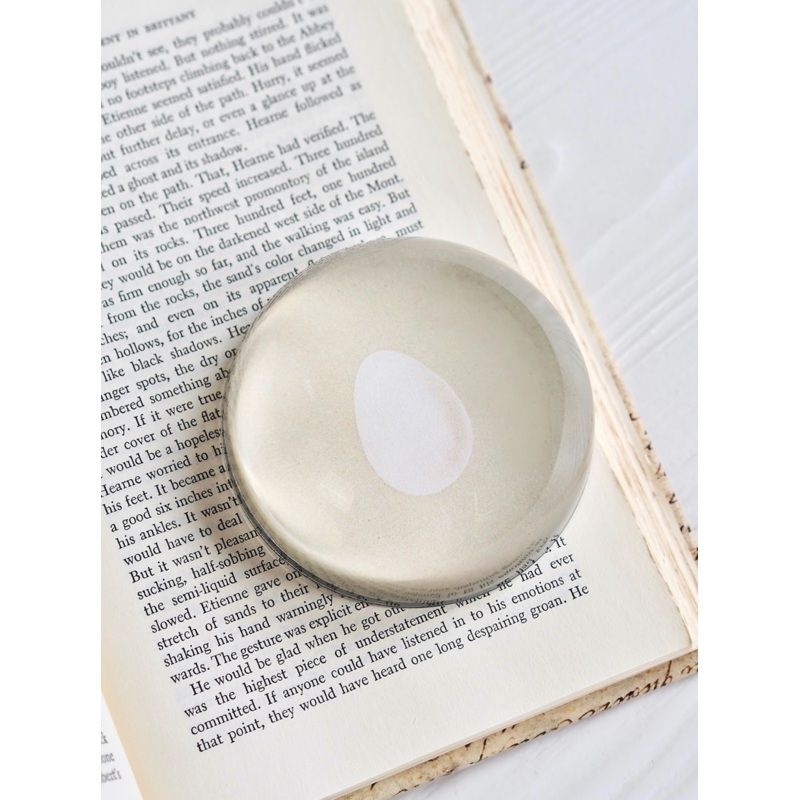 One Egg Dome Paperweight