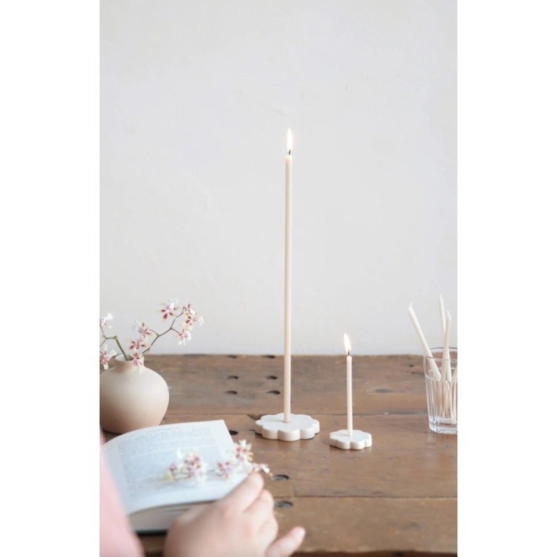 Parchment Long Stem Candles