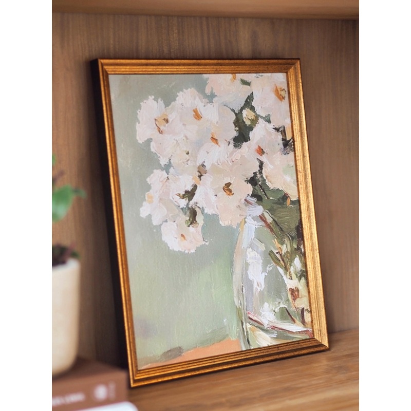 Still Life with White Flowers Canvas Print | 11×14