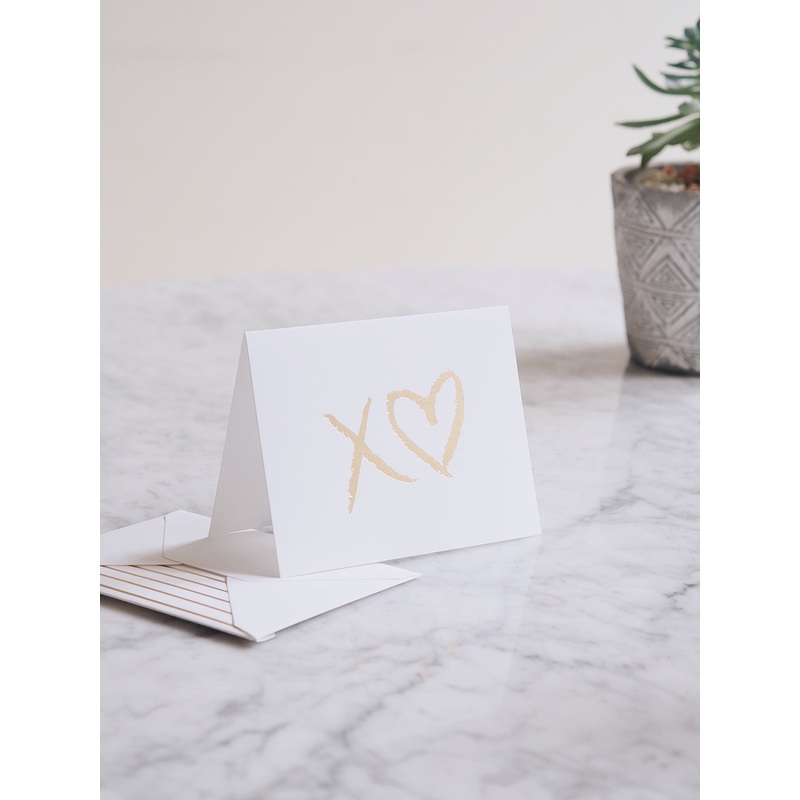 XO Heart Card
