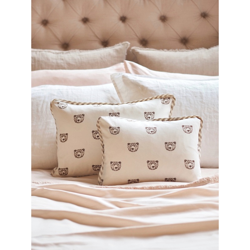 Bear White Pillow