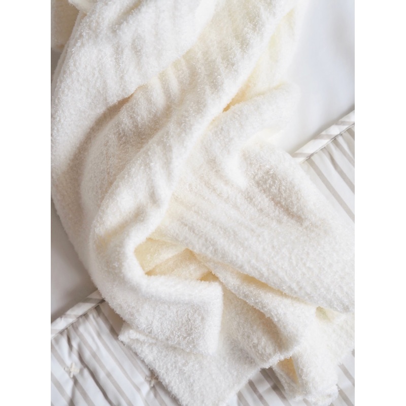 CozyChic Lite Ribbed Baby Blanket | Pearl