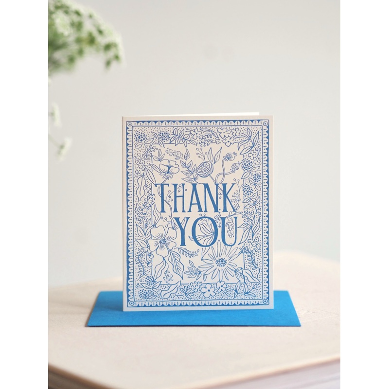 Delft Thank You Card
