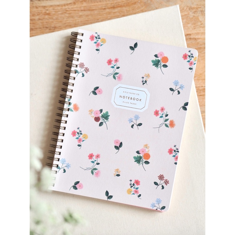 Ditsy Dahlia Spiral Notebook