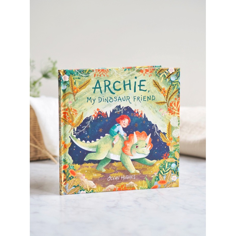Jellycat Archie, My Dinosaur Friend Book