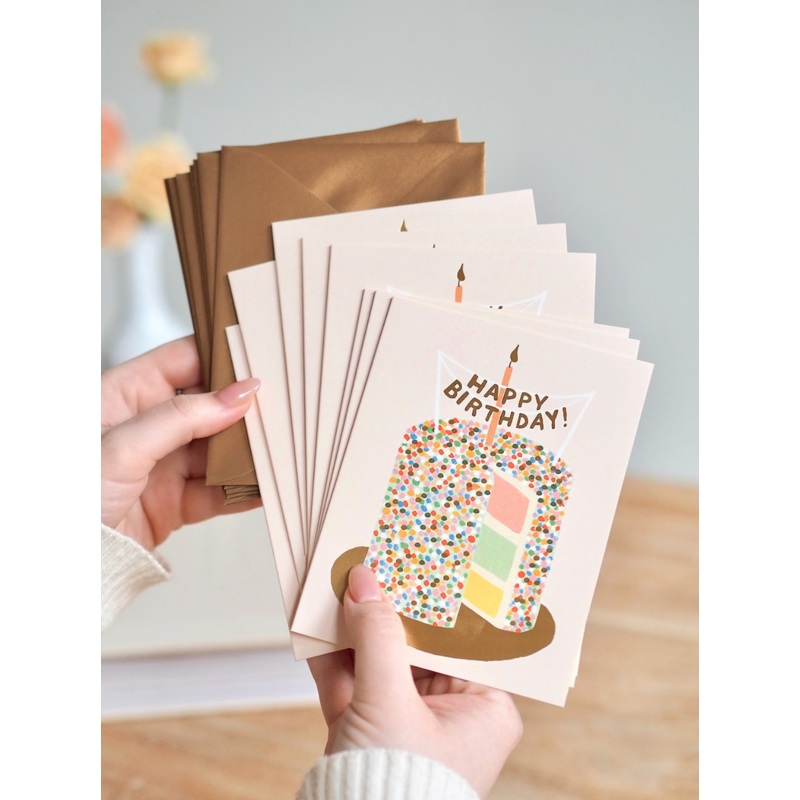 Layer Cake Birthday Card Boxed Set
