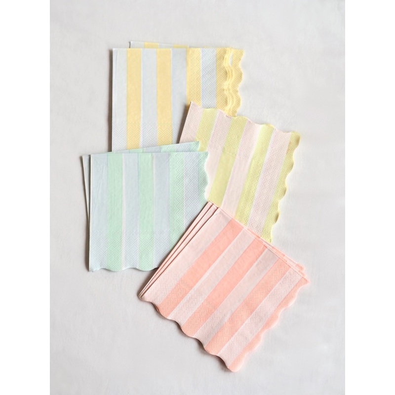 Pastel Stripe Napkins