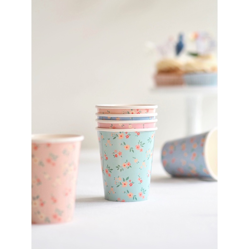 Vintage Ditsy Cups