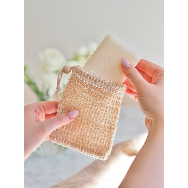 Belle de Provence Jute Soap Bag