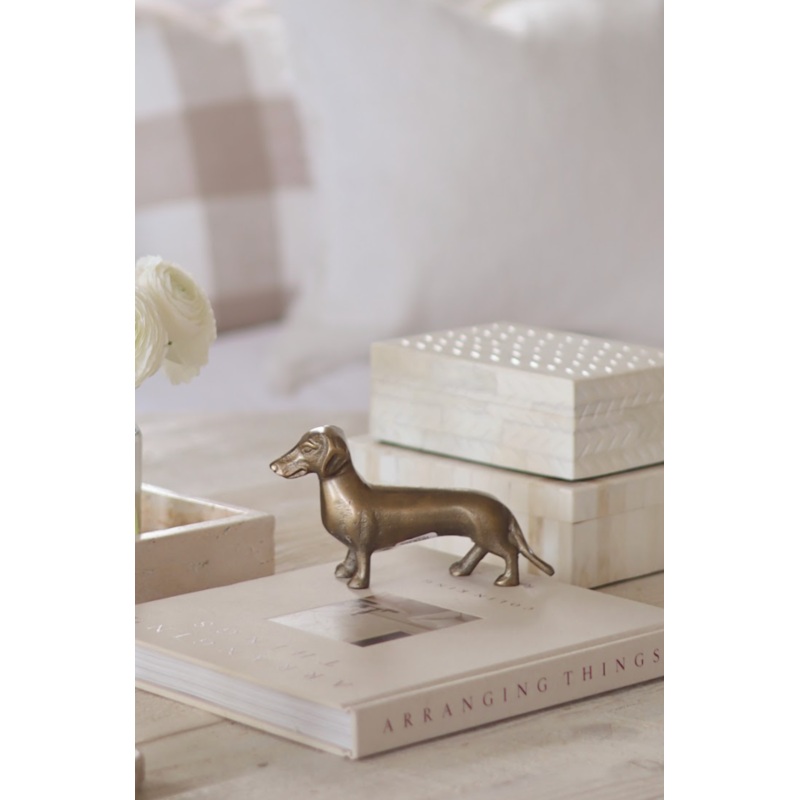 Brass Dachshund