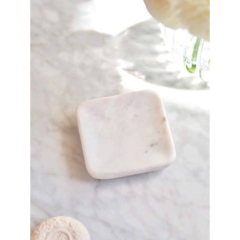 Evie Marble Square Dish