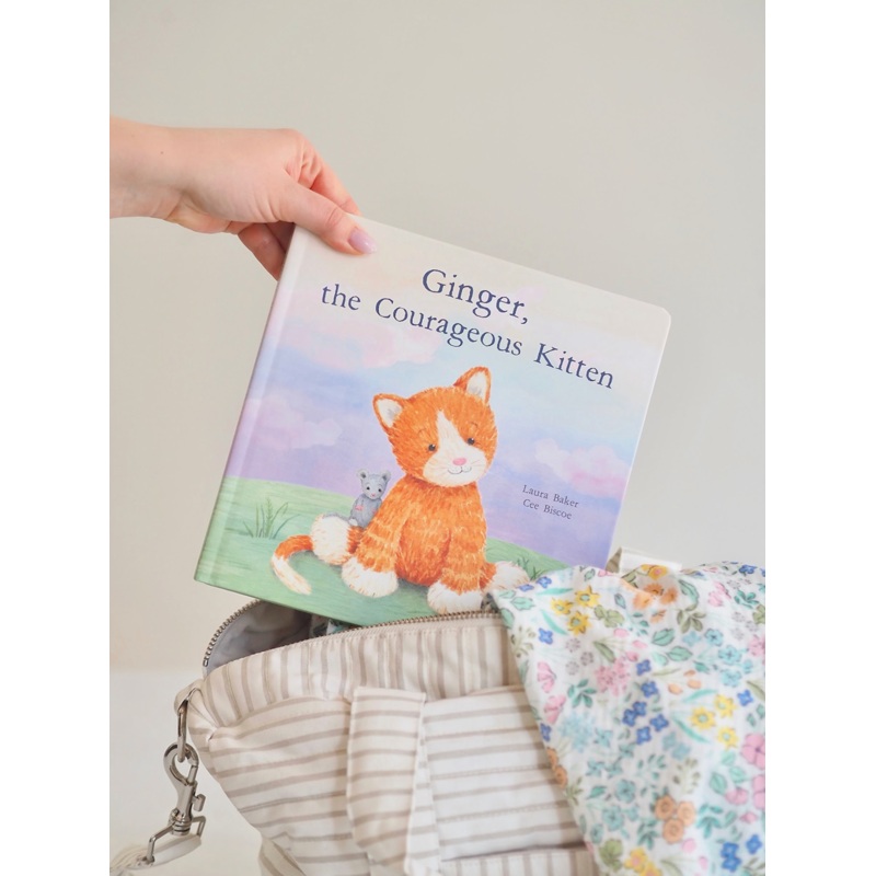 Jellycat Ginger, the Courageous Kitten Book