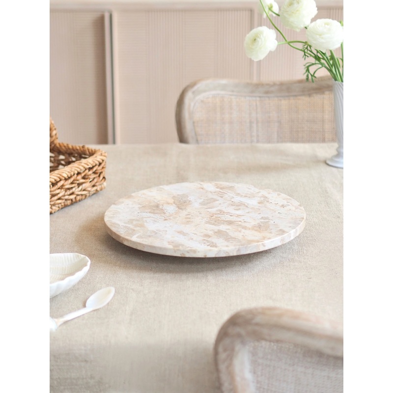 Multicolour Marble Lazy Susan