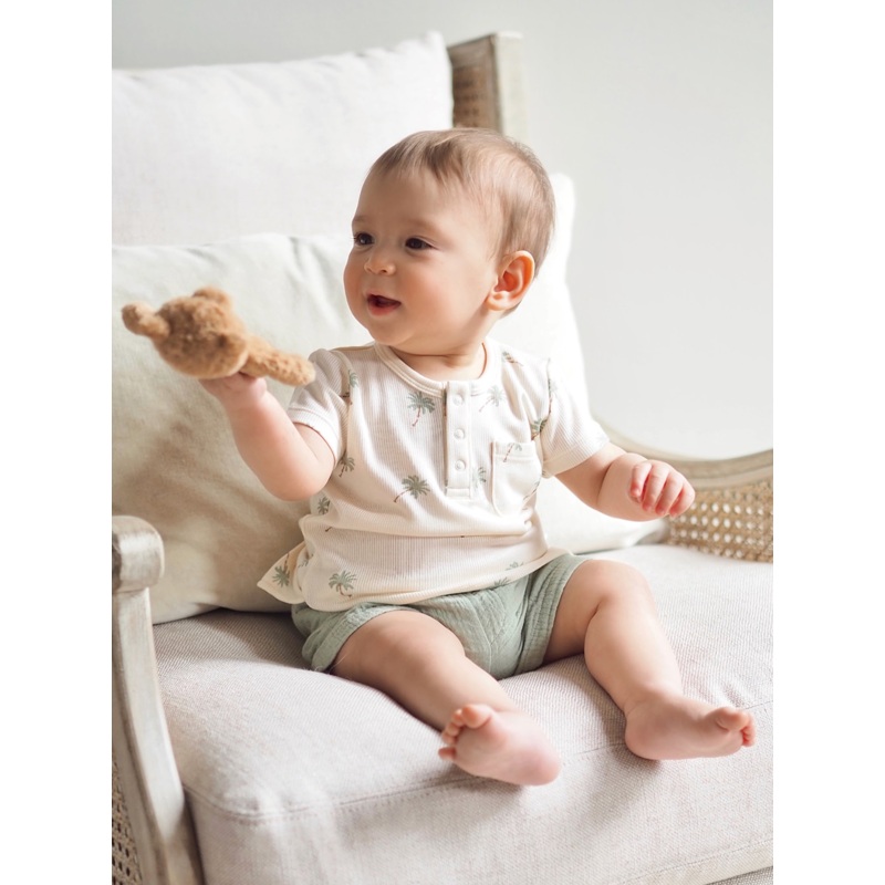 Palm Trees Henley w/ Short