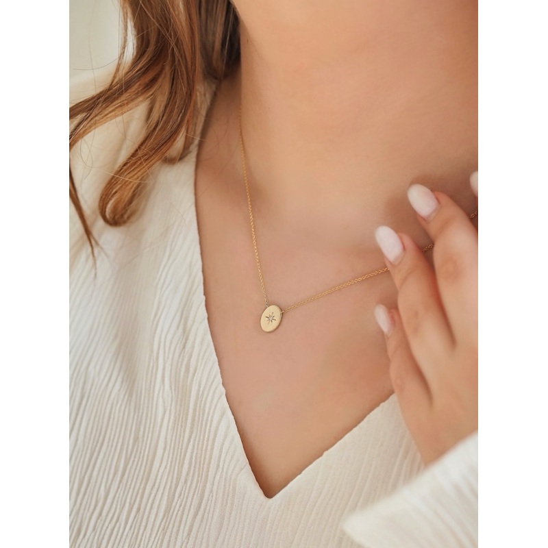 Starburst Necklace | 14K Gold