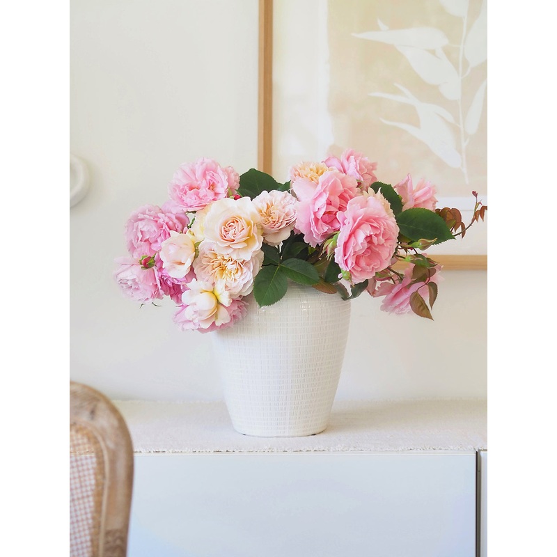 Willow White Glazed Vase