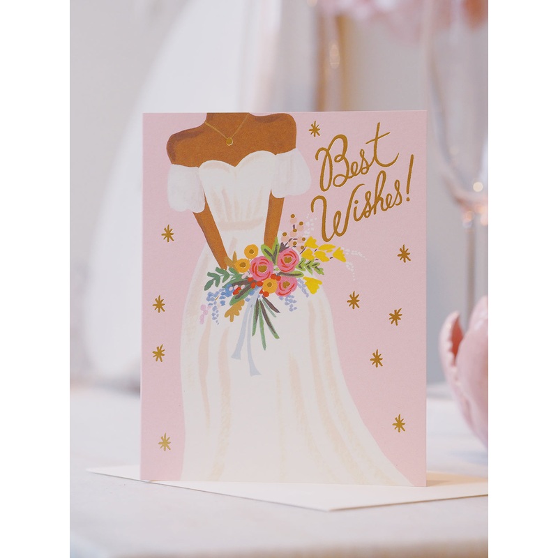 Beautiful Bride Rose Card