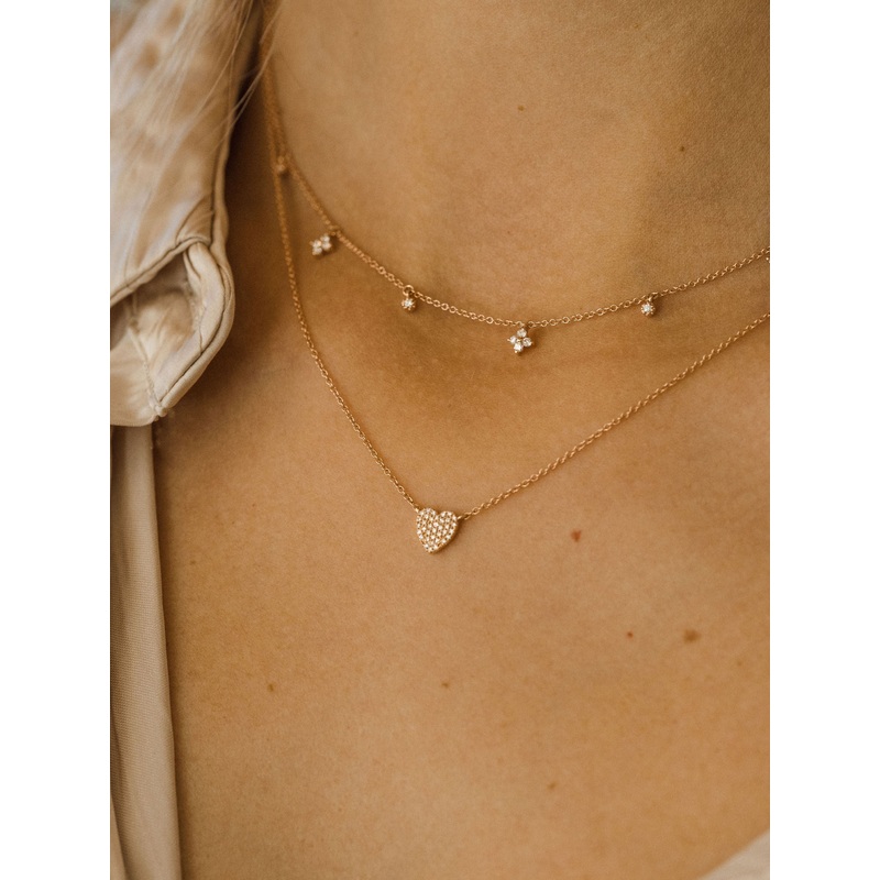 Diamond Delight Necklace | 14K Gold