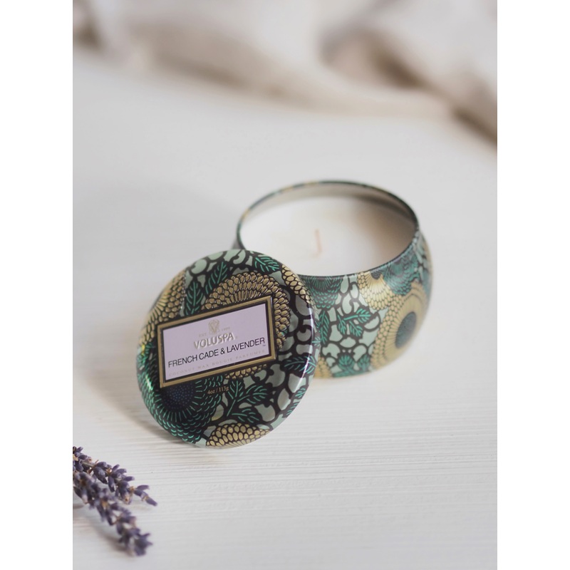 French Cade Lavender Mini Tin Candle