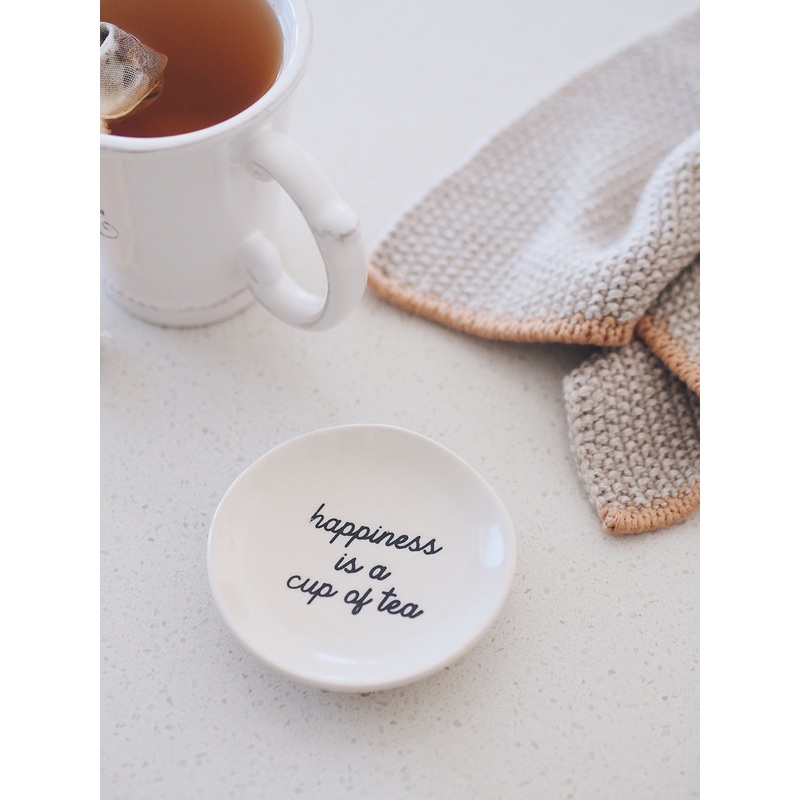 Happiness is a Cup of Tea Small Plate