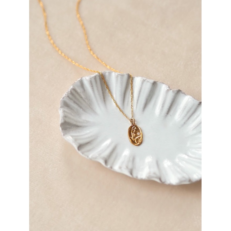 Lily of the Valley Pendant Necklace | May