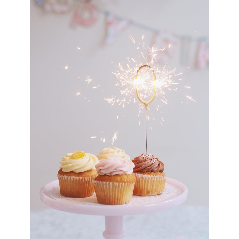 Number 0 Sparkler