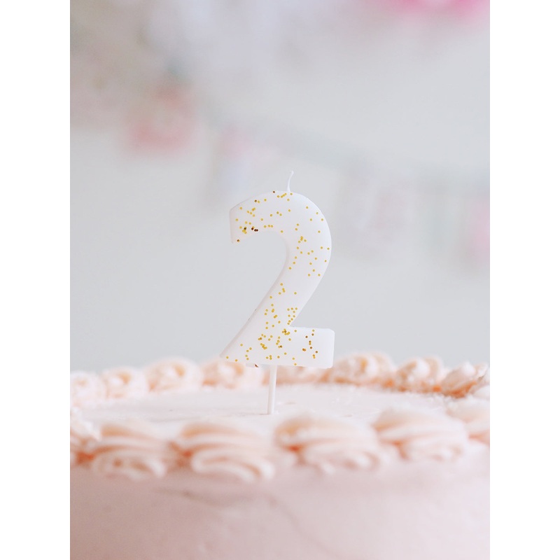 Number 2 Candle