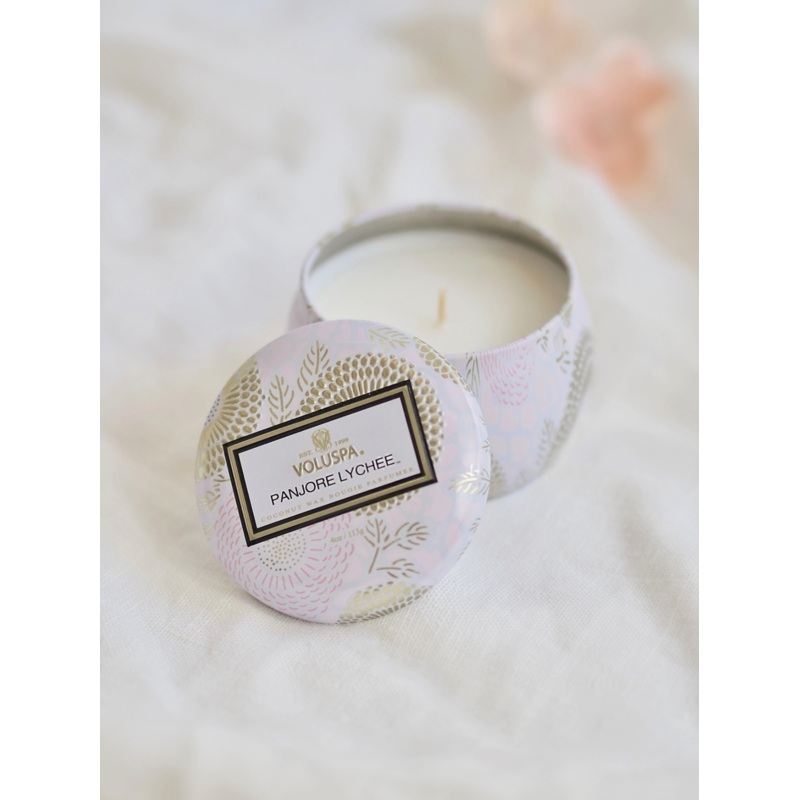 Panjore Lychee Mini Tin Candle
