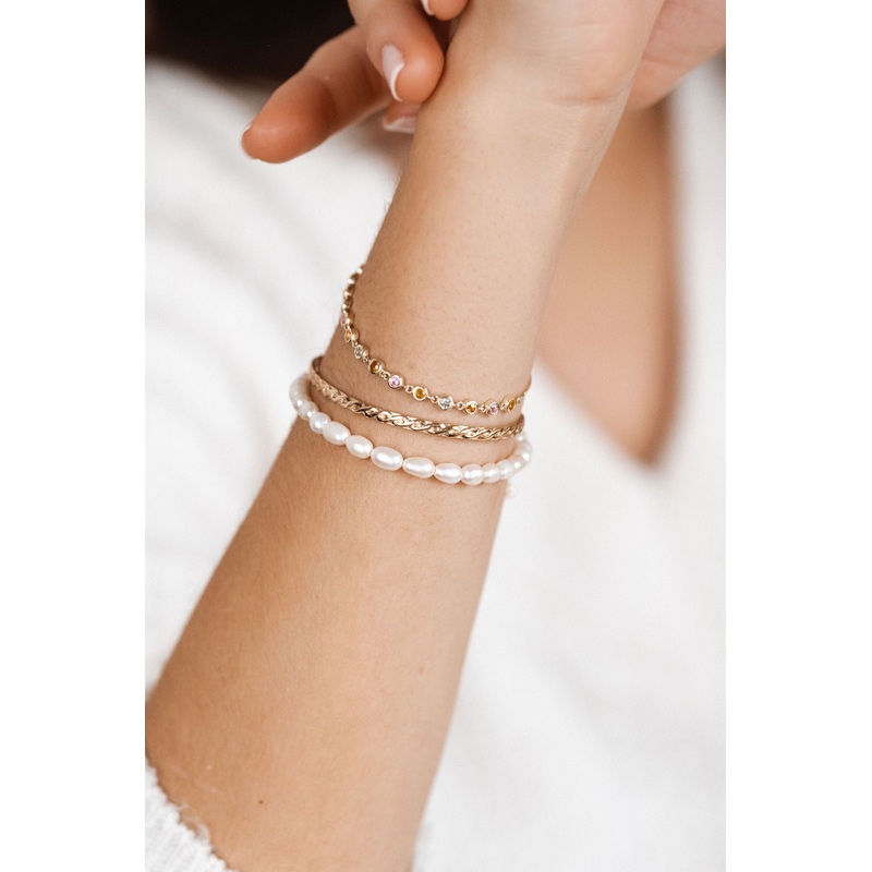 Social Mini Pearl Bracelet