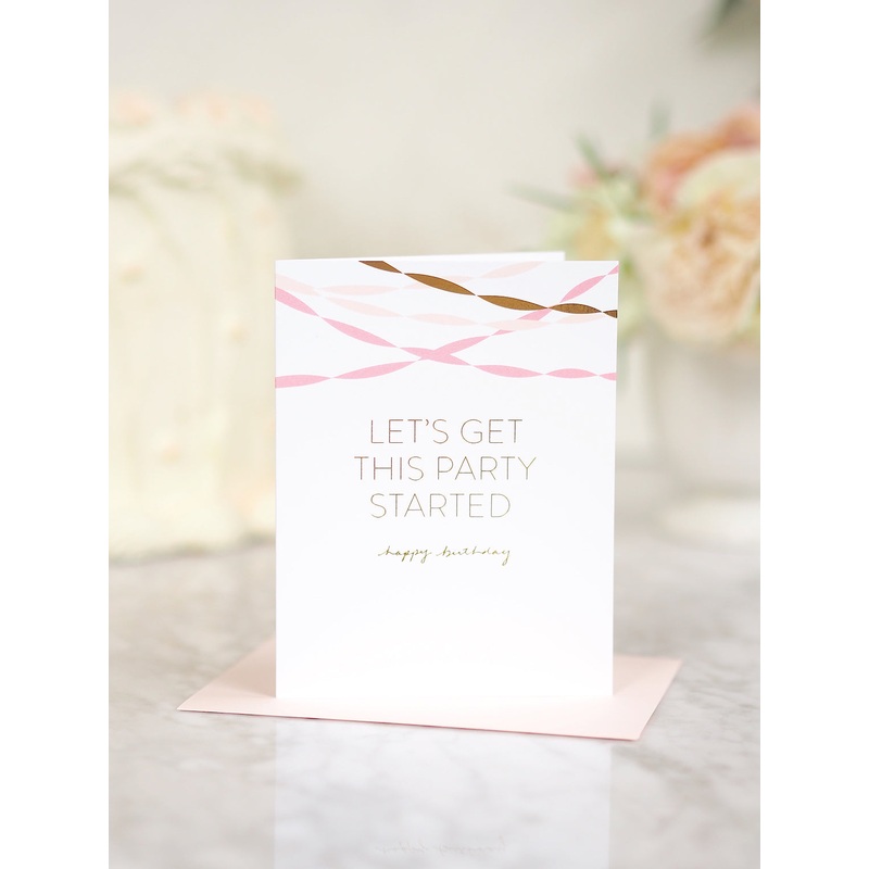 Birthday Streamers Card