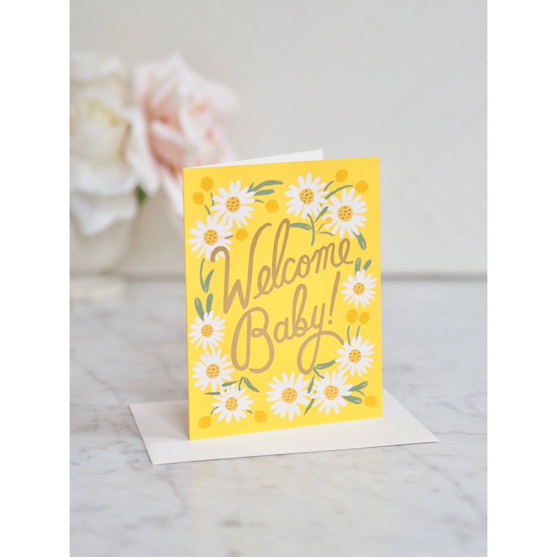 Daisy Baby Card