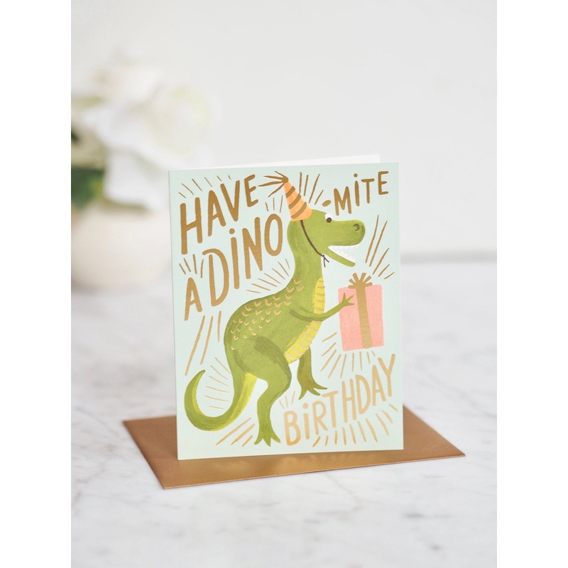 Dino-mite Birthday Card