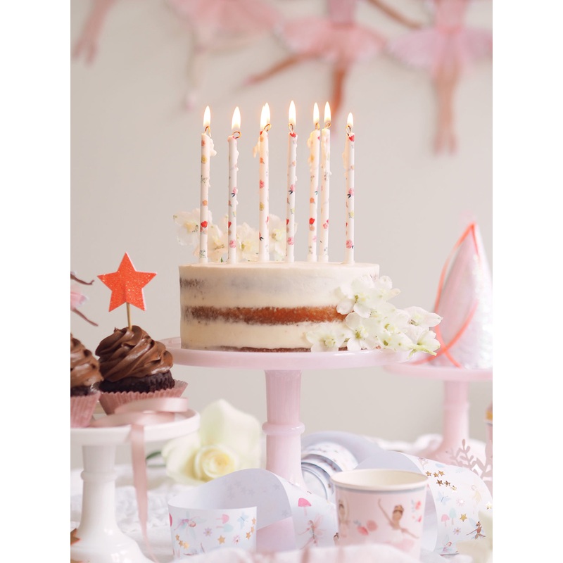 Floral Tapered Candles