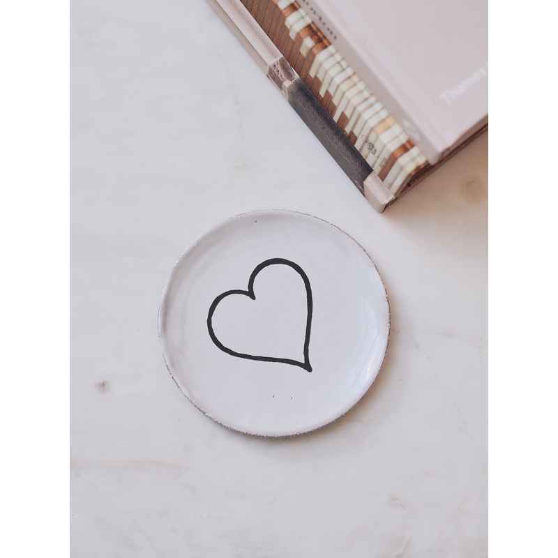 John Derian Heart Saucer