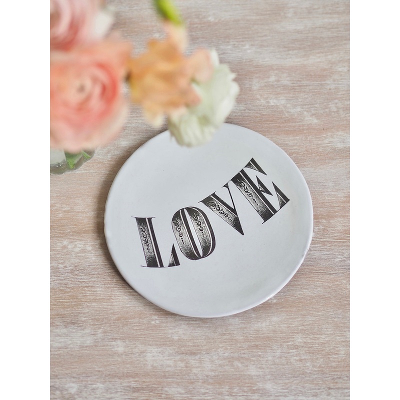 John Derian Love Saucer