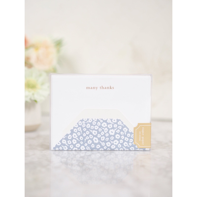 Many Thanks, Floral Note Set