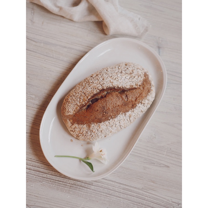 Milla White Oval Platter