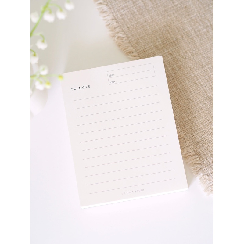 To Note Block Notepad