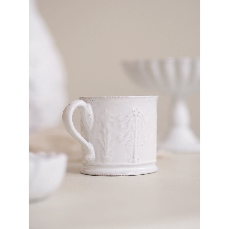 Colbert Embossed Coffee Cup | Medium