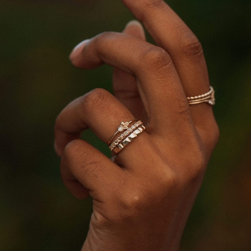 Honey Bee Ring | 14K Gold