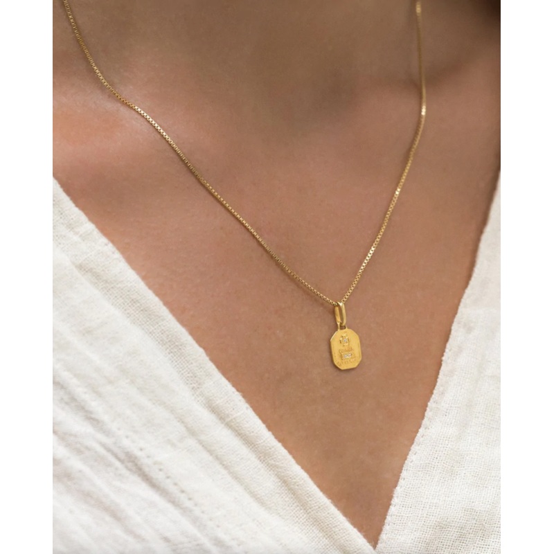 Love Token Necklace | Square