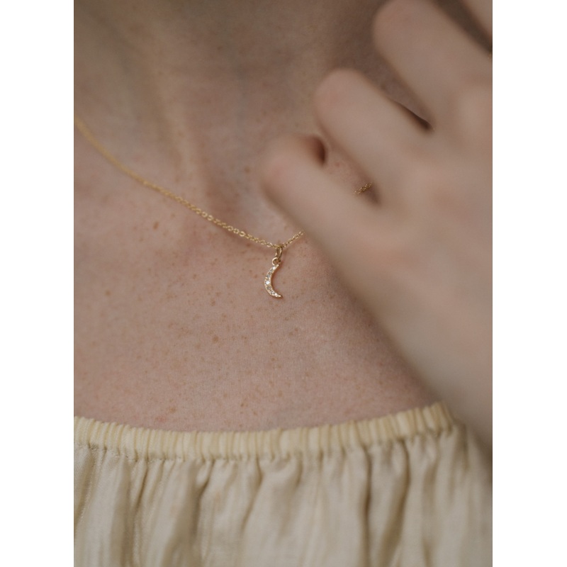 Luna Necklace | 14K Gold
