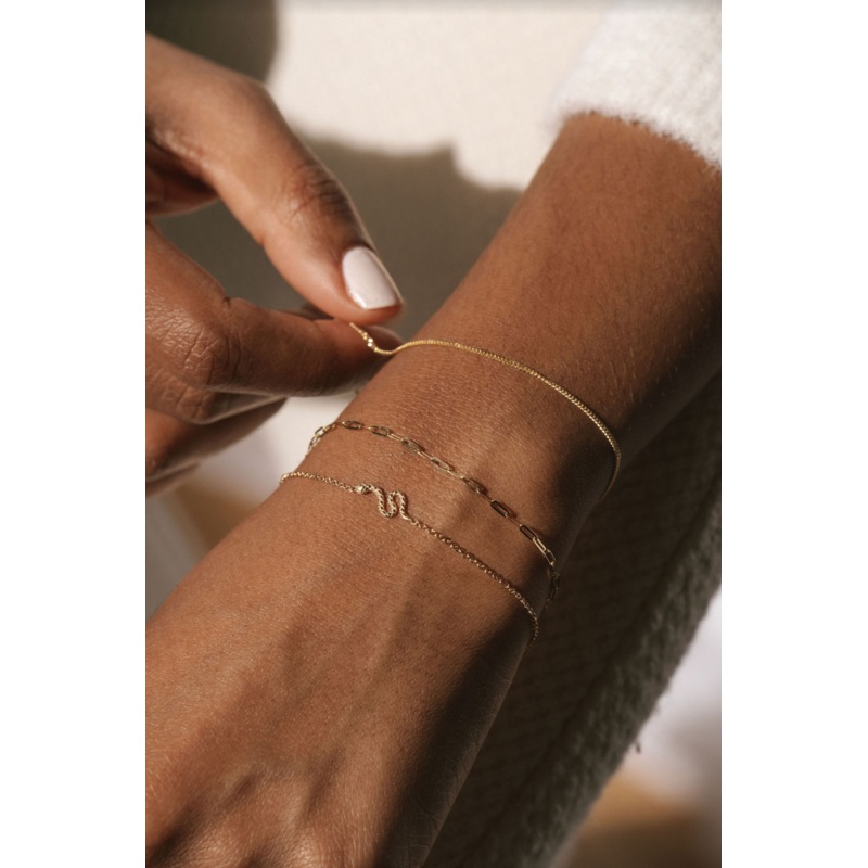 Revival Snake Bracelet | 14K Gold