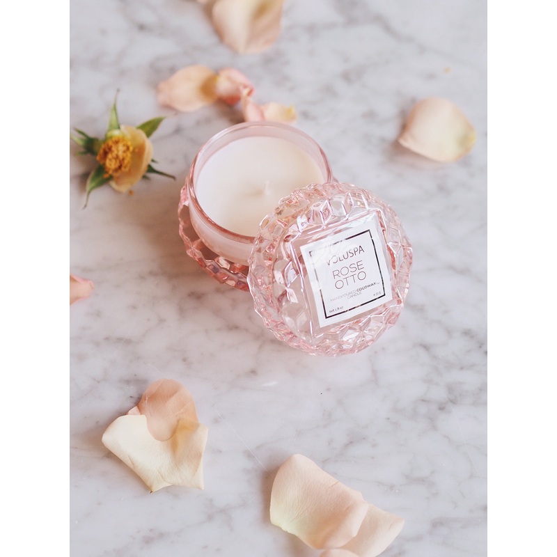 Rose Otto Macaron Candle