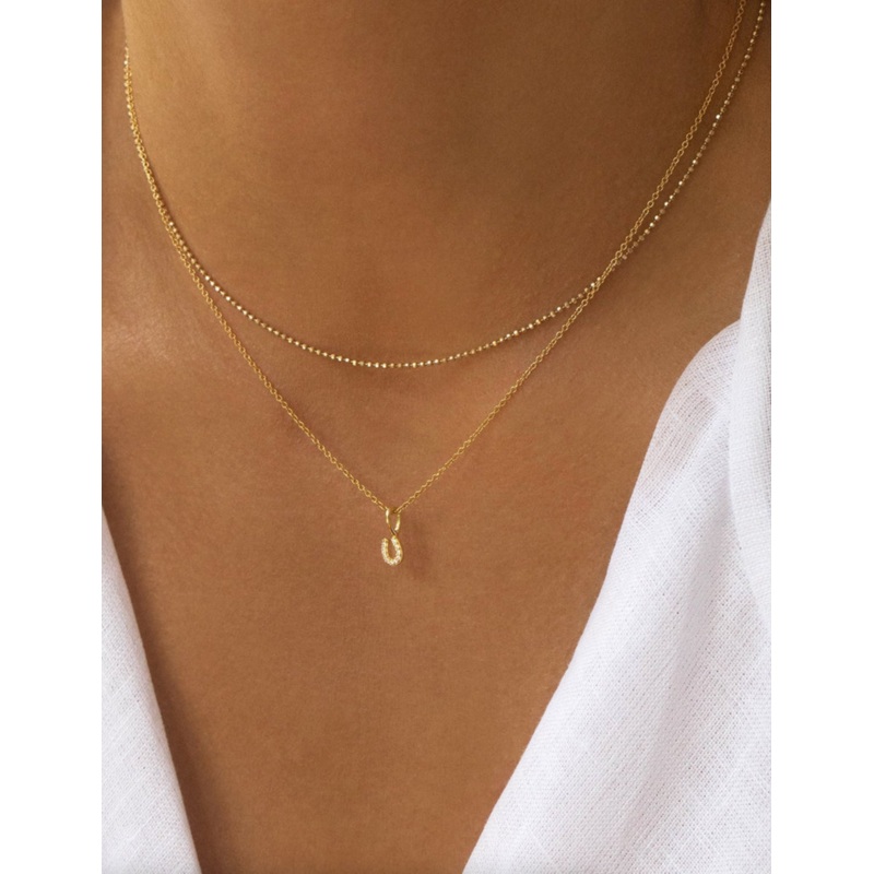 Tiny Horseshoe Necklace