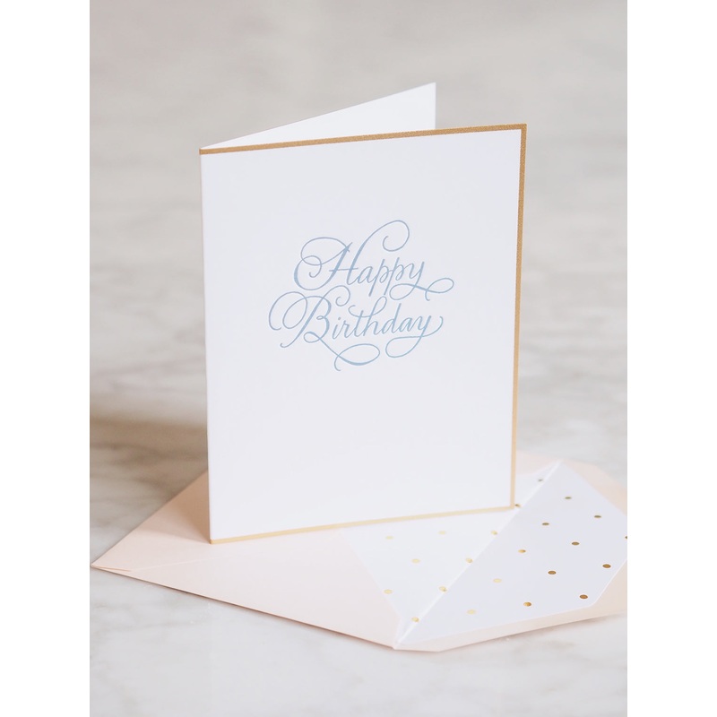 Traditional Happy Birthday Card